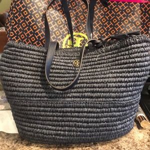 Tory Burch straw tote NWT
